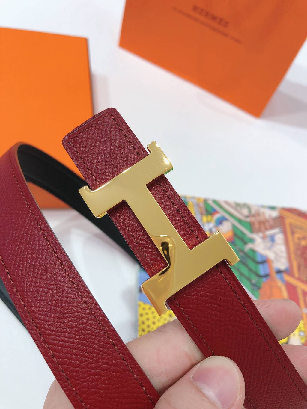 H**mes belts 24mm
